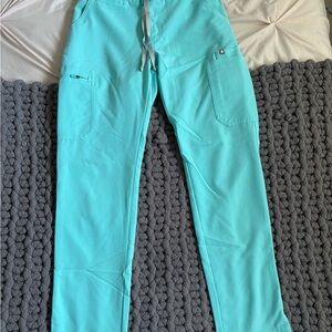 FIGS Teal Technical Collection Pants